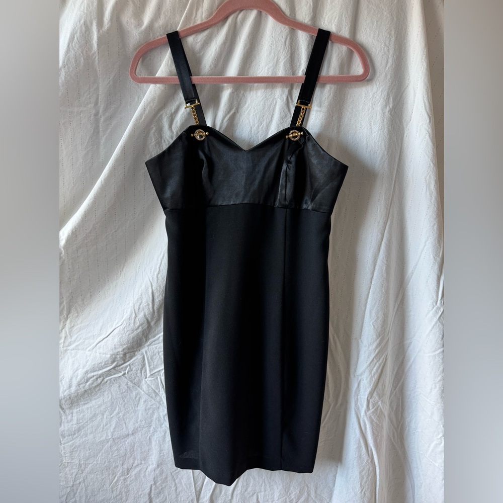 Women’s 90s Vintage Chic Black Mini Dress
